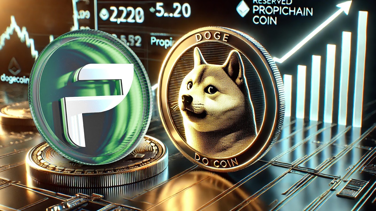 Dogecoin的价格行动可能为Propichain的40,000％激增奠定了基础