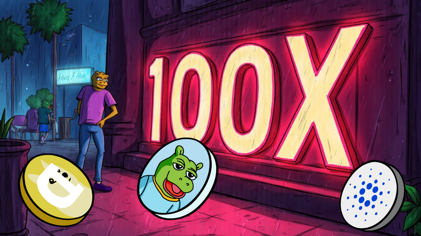 DogecoinとCardano（ADA）は強気の逆転を開始しますが、アナリストはFloppypepe（FPPE）が次の100倍のトークンだと言います