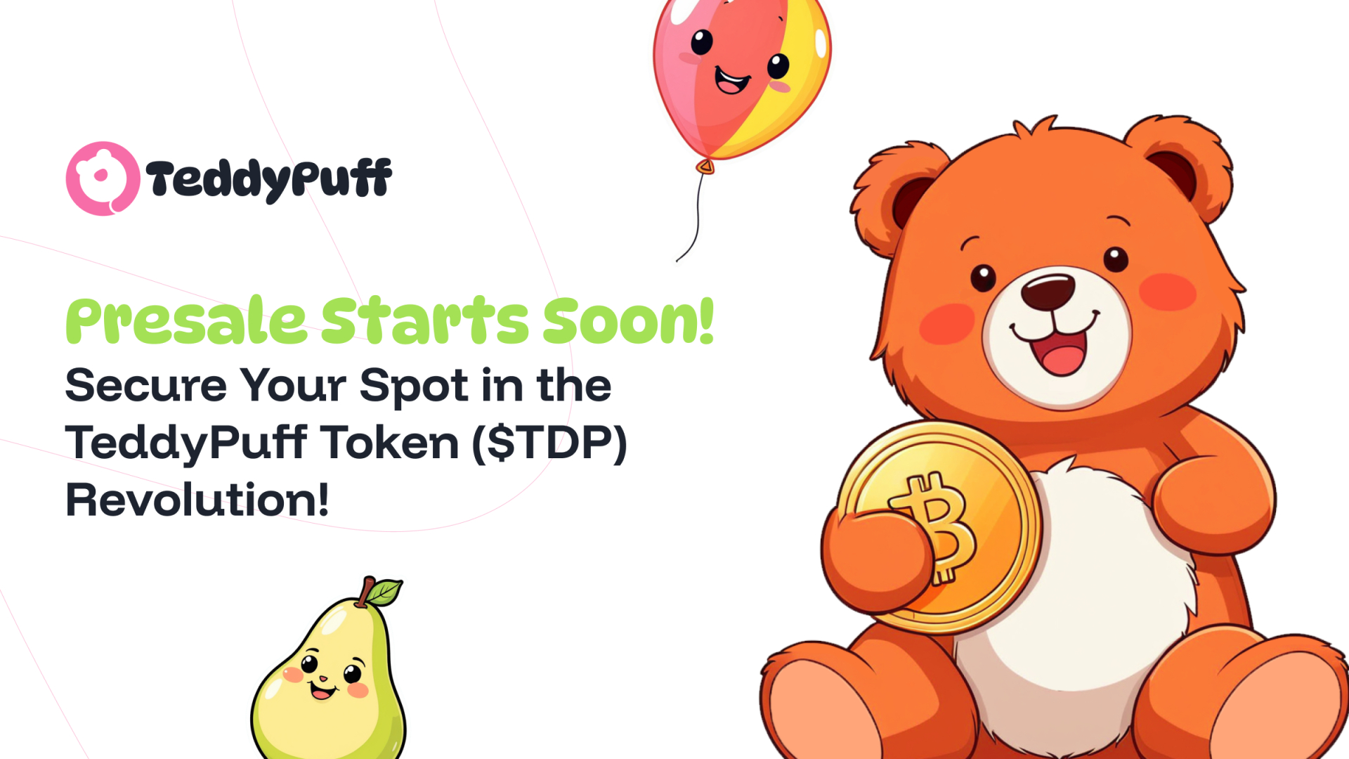 Teddypuff Token（$ TDP）は、セキュリティ監査のためにマルチチェーンの事前販売を発表します