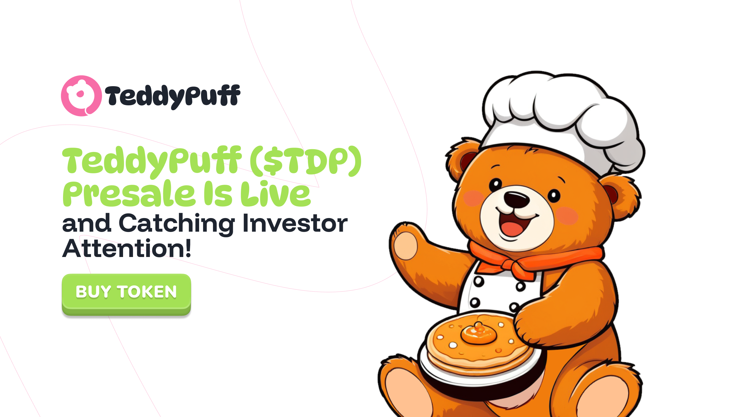 Das neue Gesicht der Meme Coin World - Teddypuff ($ TDP) vorverkauf ist live und hat die Aufmerksamkeit der Investoren auf sich gezogen!