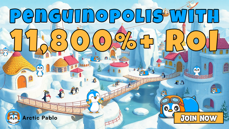 Arctic Pablo Coin Pre-Sale kommt in Penguinopolis mit 0,000067 USD an