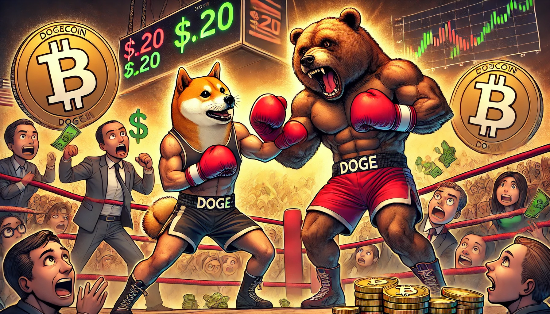 Der Kampf von Doge beträgt 0,20 US -Dollar - können die Bullen die Kontrolle wiederherstellen oder wird ein größerer Absturz stattfinden?