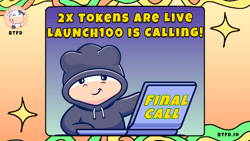 오늘 구매할 최고의 새로운 밈 동전 : BTFD 코인 발사 100 가까운 엔딩, 도코 코인 슬립 및 도그 위이 캣 추가 코인베이스 색인에 추가