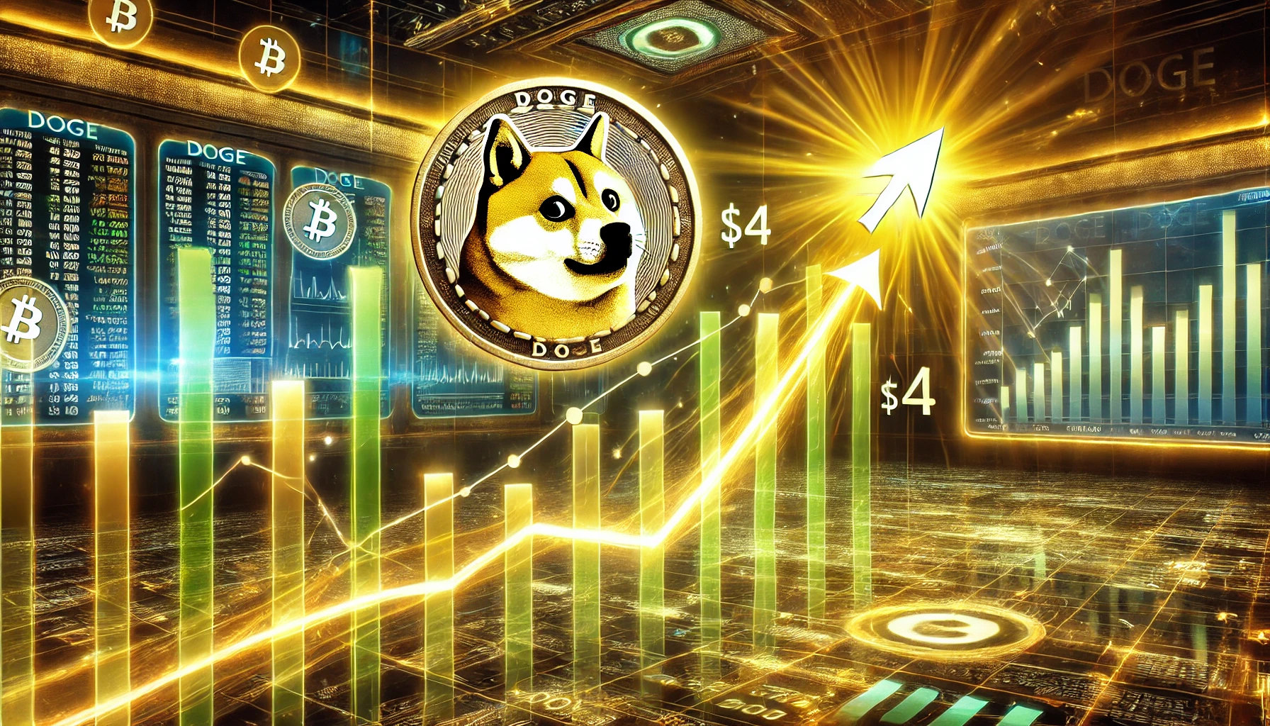 Dogine Palling cible 3 $ comme le principal Doge soutenu rebondit