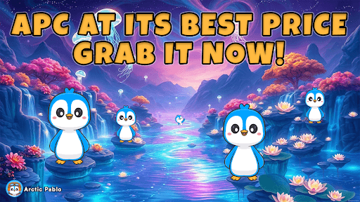 Fangen Sie den unglaublichen Vorverkauf von Arctic Pablo-die höchste Meme-Münze, die diese Woche investiert hat, bevor die Preise von Dotecoin und Comedians steigen!