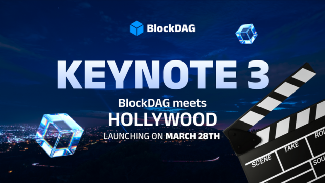 Blockdags Keynote 3-Set, um eine Erfahrung im Hollywood-Stil zu bieten. Marktkorrekturen jenseits der Volatilität und des XRP von Doge