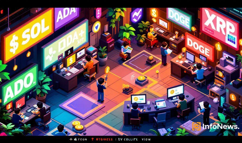 대화식 브로커는 SOL, ADA, XRP, Doge Trading을 통합합니다