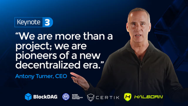 Blockdag的主题演讲3昏迷，有80万个矿工和10,000个ASIC，而Cardano＆Dogecoin Slip