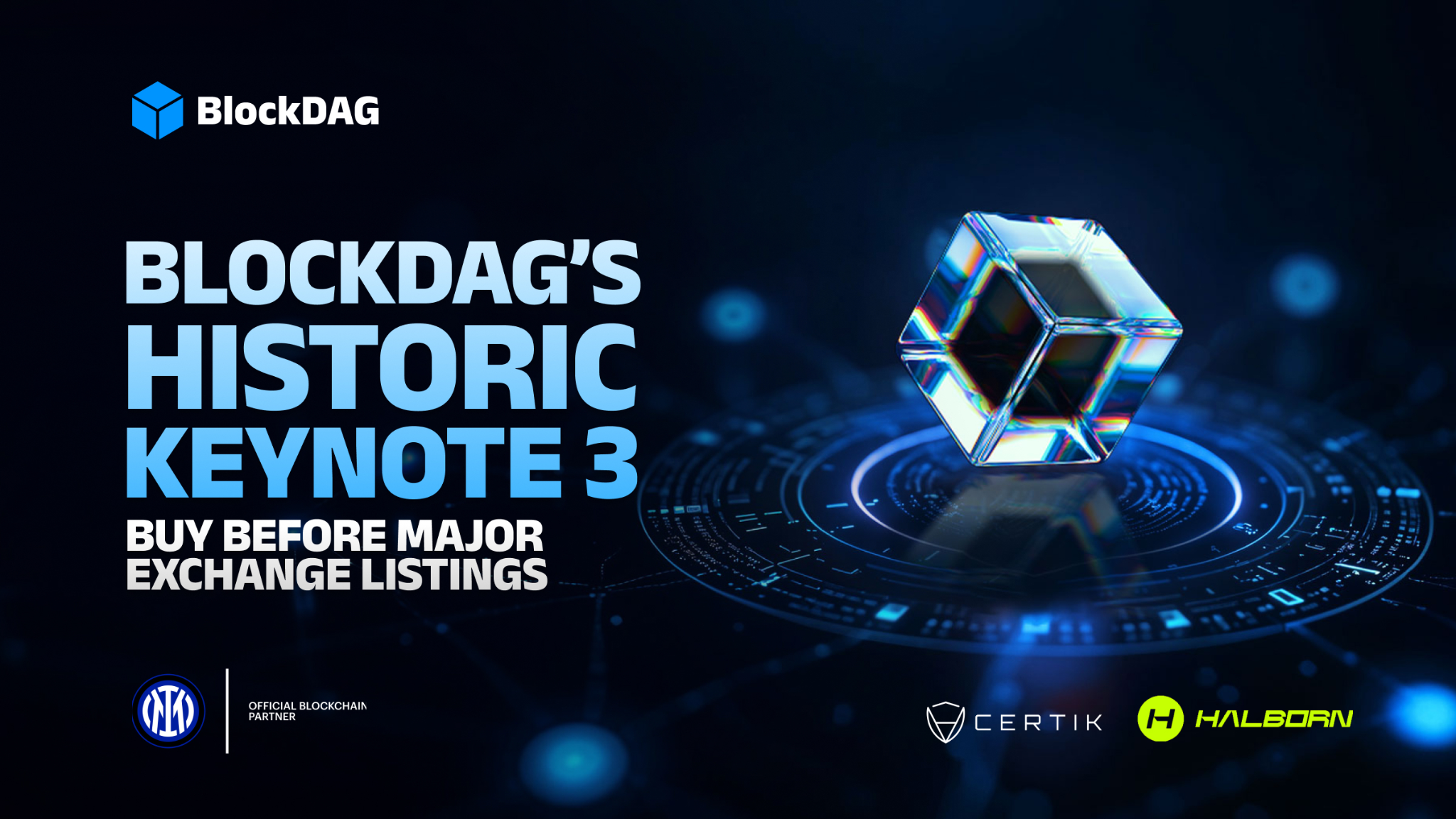 主题演讲3 Sparks Frenzy：BlockDag触及2.1亿美元，而Kaspa＆Dogecoin又一次波浪