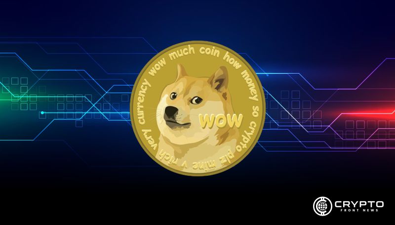 La tasse et le motif de poignée de la chaîne de canal Dogecoin montre une percée parabolique possible