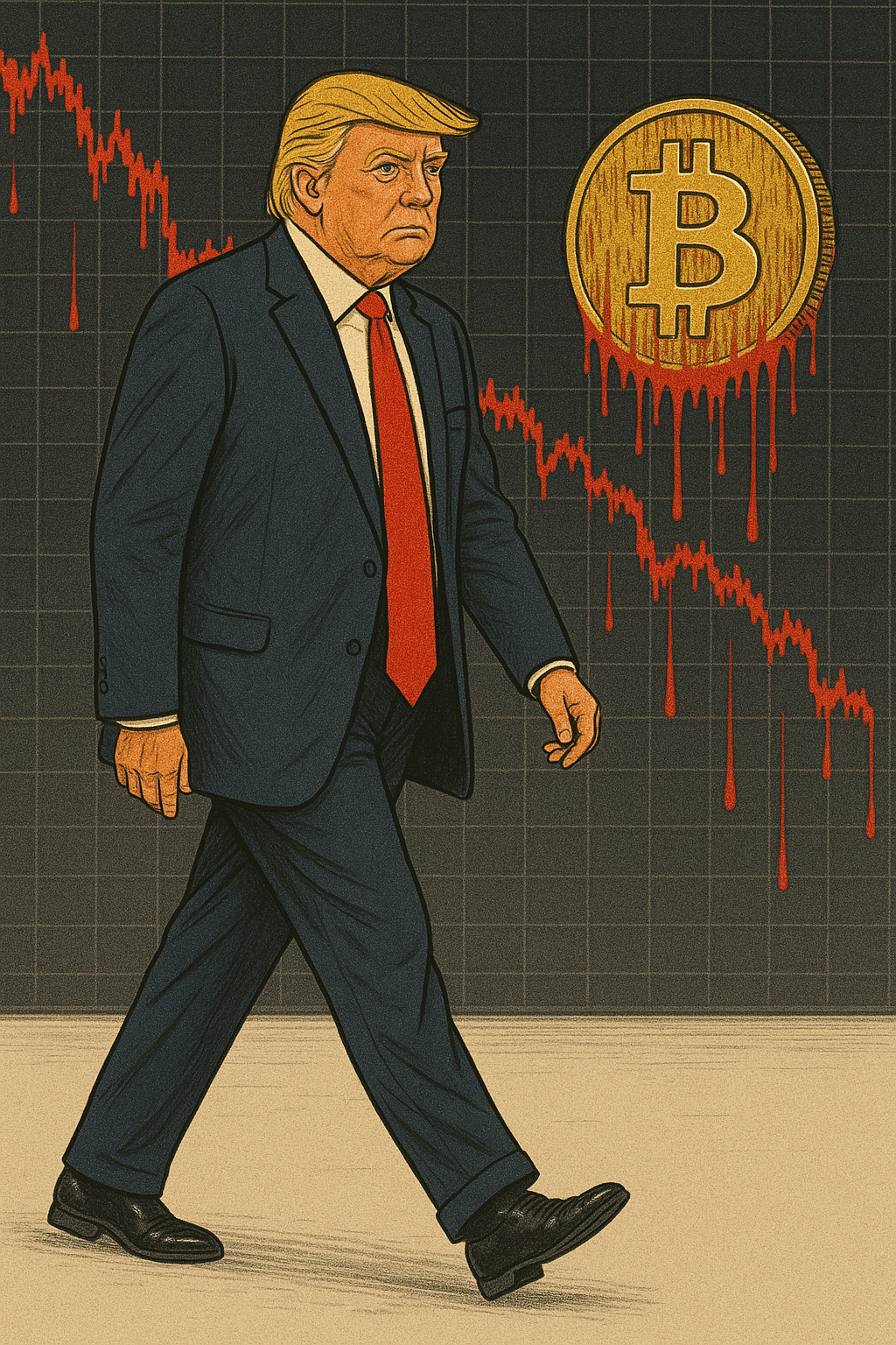 Le bitcoin rebondit brièvement au milieu des troubles tarifaires