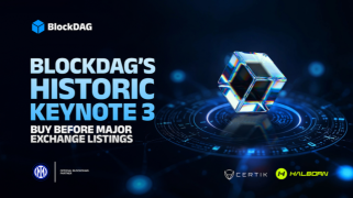 BlockDag在病毒主题演讲3之后达到2.12亿美元 -  Kaspa Surges 4％和Dogecoin下降9％