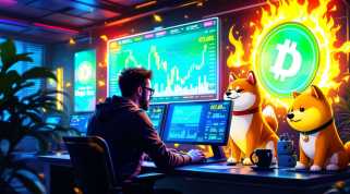 3 jetons de cryptage qui peuvent être répétés pour la course à la conduite de Dogecoin et Shiba INU