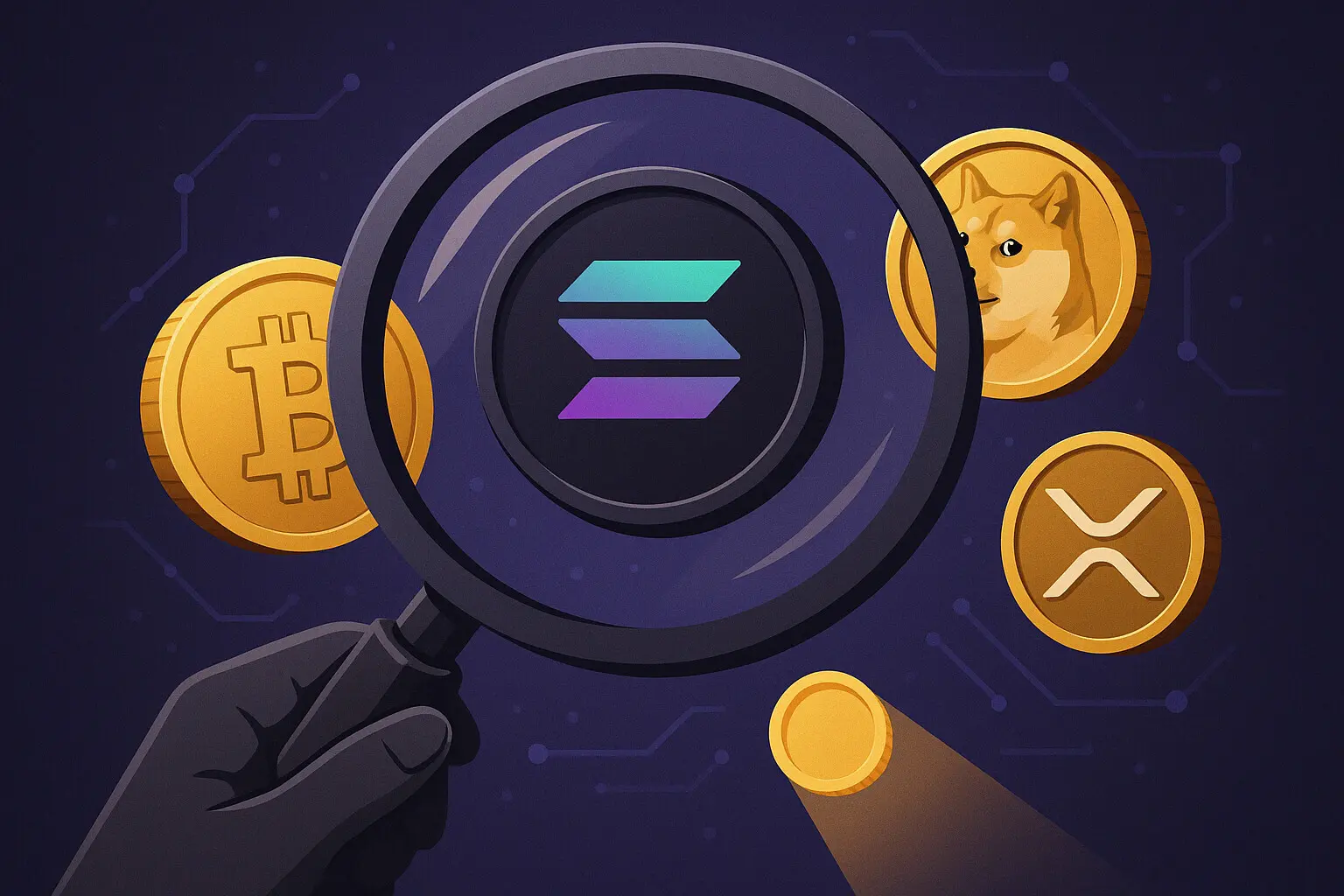 L'analyse en chaîne montre que les baleines accumulent Solana et Remittix sur Dogecoin et XRP