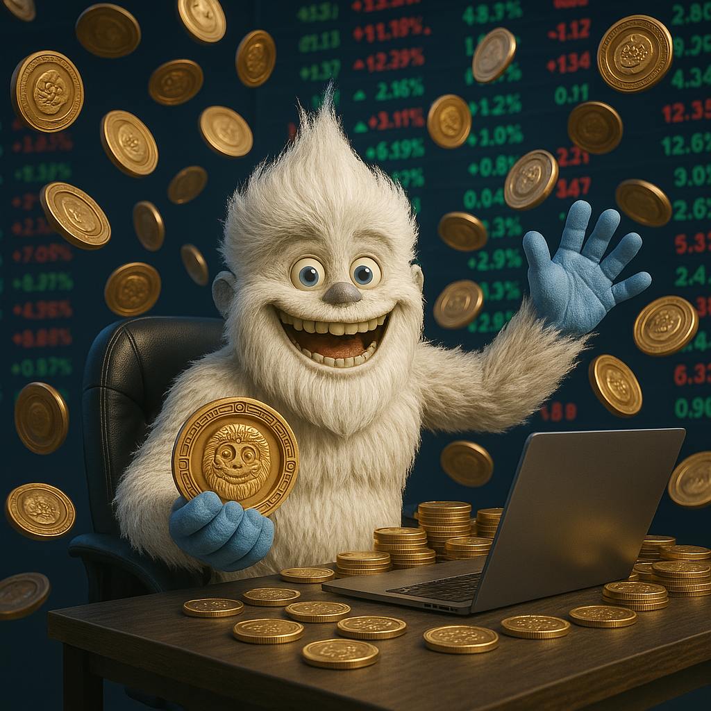 Le prix de Dogecoin serre le triangle, tandis que Yoti Youro se dirige vers la phase 4 avec une forte augmentation!