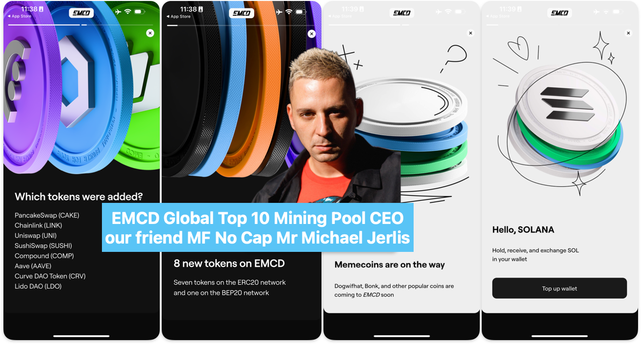 Écrit par le fondateur d'EMCD.io, Michael Jerlis, une piscine minière de cryptographie de 40 $ par hectare, ajoute Anatoly Yakovenko $ Sol à leurs 400 000 mineurs et portefeuilles, avec 18% des clients en tenue de pièces! | Aleksei Dolgikh 2025