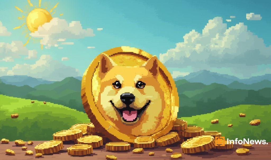 Les yeux de chien 0,22 $ en activité haussier