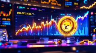 Le prix de Dogecoin clignote une croix d'or rares alors que les investisseurs parient sur cette pièce de mème concurrente