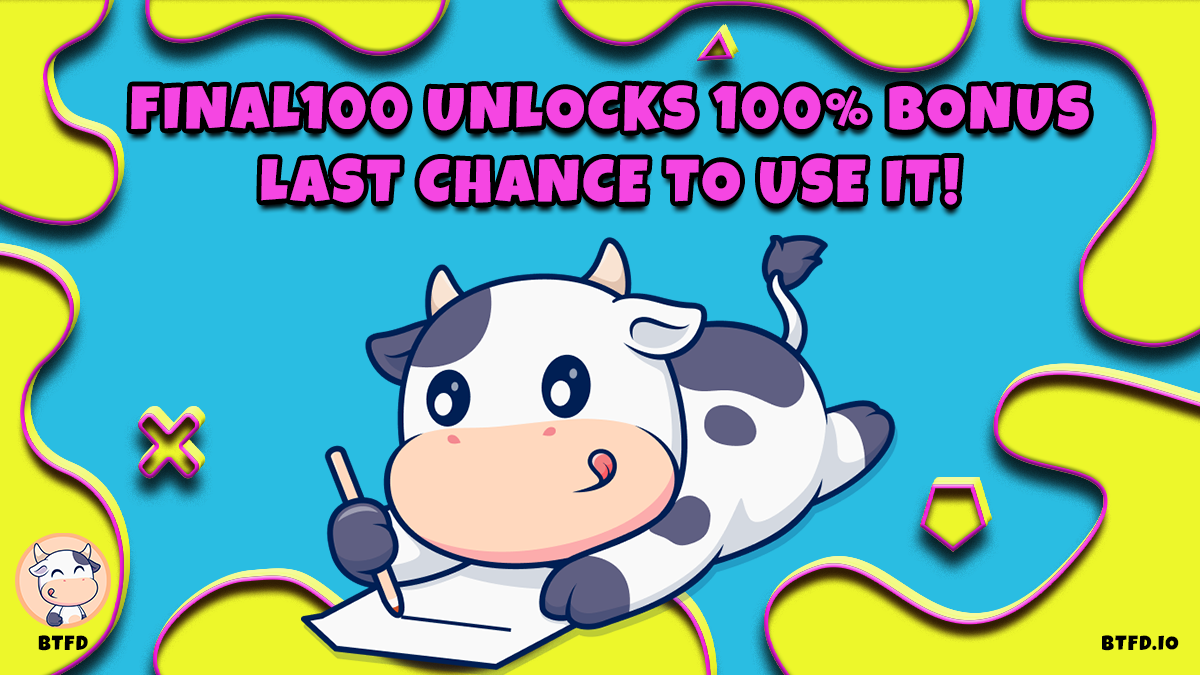 BTFD의 0.0002 $ 0.0002 Entry Final100 보너스는 Cryptocurrency에서 가장 좋은 거래입니다 - 가장 중요한 밈 동전 사전 판매 및 Doge 및 Dad 팬과 함께 볼 수 있습니다.