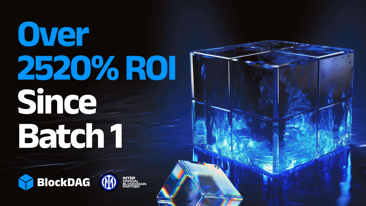 XRP Holds, Doge Falls -Blockdag의 2 억 2 천 2 백만 달러 사전 설정