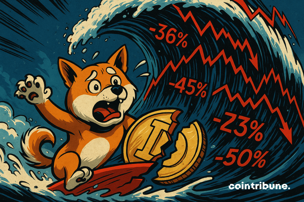 200% 청산 충격 후 Dogecoin이 미끄러 져 들어갑니다
