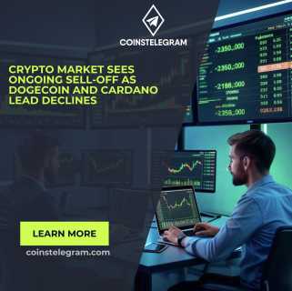 Dogecoin 및 Cardano 리드 쇠퇴로 계속 판매하는 암호 시장