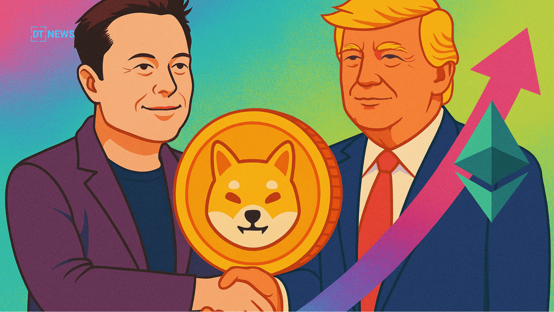 Musk and Trump : Dogecoin은 인기가 있으며 Ethereum은 4 개월 동안 높습니다.