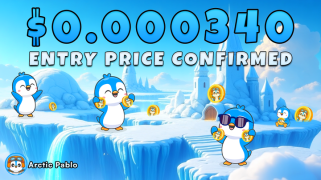 忽略北极Pablo的价格为0.00034美元，您可能会后悔 -  $ 0.1的目标可能将$ 1,500变成$ 441K，而Purple Pepe和Dogecoin稳定...