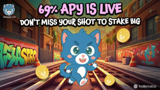 Dogecoin的价格预测：Doge Rebounds 4.20％，因为Troller Cat Stage 9可提供18倍的收益