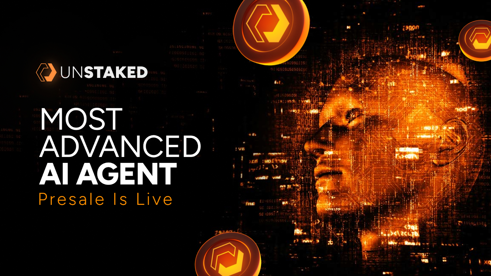 Unstaked的AI加密货币预售在几周内筹集了超过10020万美元，因为以太坊的眼睛$ 3K，而Dogecoin跌至7％！