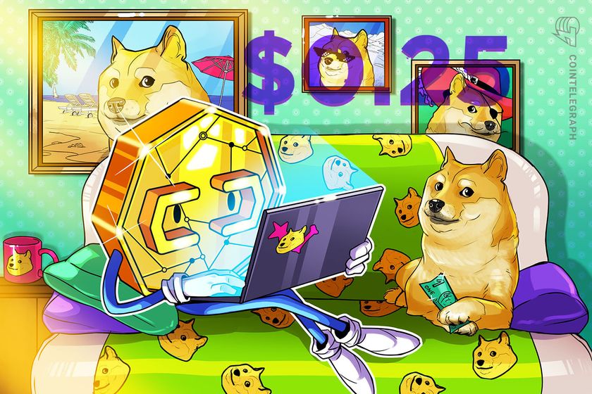 Doge Double Bottom Mode invite le rebond des prix à 0,25 $