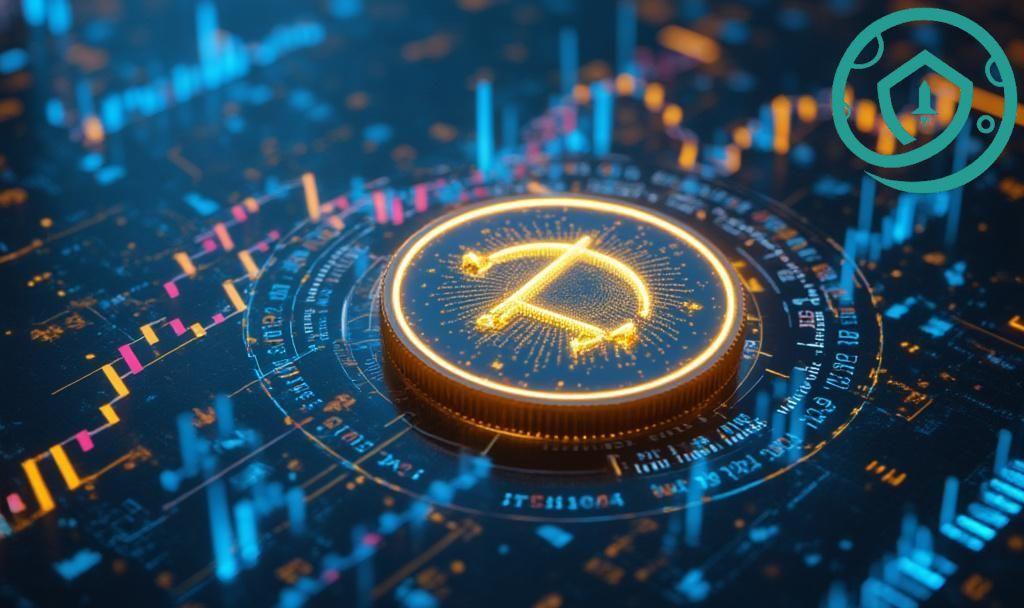 La croix d'or de Dogecoin indique une augmentation du prix potentiel