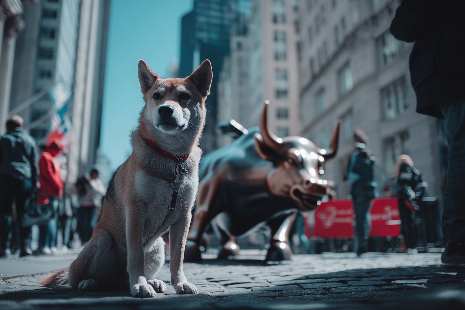 Doge monte à 5% avec 615 millions de dollars en volume de baleine de signalisation de pointe retour au marché