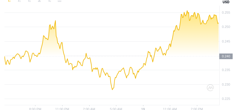 19. Juli 2025, 16:00 DogEcoin Neuester Preis