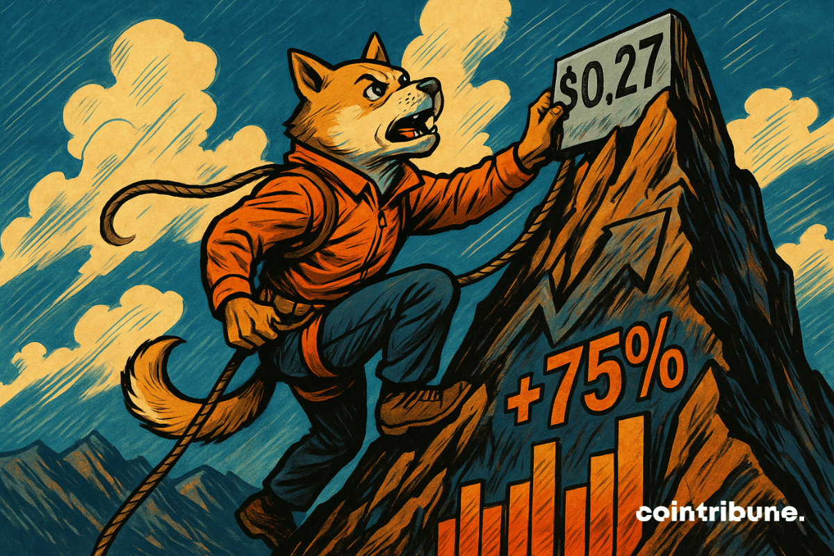 Cryption: Dogecoin Skyrocket, 75% de volume