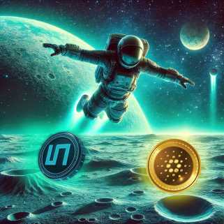 卡尔达诺卡在降落的三角形中，基于人工智的硬币可以在灰尘中以巨大的回报在灰尘中