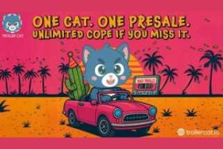 Troller Cat的$ 0.0001063入口价格将$ 40K变成$ 200K，这是2025年爆炸的Best Crypto作为Dogecoin Slips和Housecoin Climbs