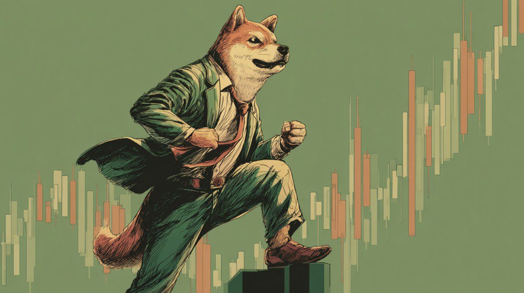 Motif optimiste clignotant DoGECOIN, cible cible de 0,27 $