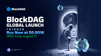 仪表板V4和$ 0.0016的价格，直到8月11日，blockdag优势比以太坊和狗狗趋势