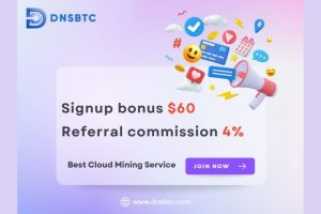 DNSBTC Free Cloud Mining Provider de confiance lance le Bitcoin et DoGecoin Mining les plus rentables en 2025, permettant aux investisseurs de crypto ...