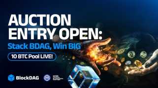 SHIB Cools Off, DOGE Battles $0.19, & BlockDAG Heats Up With 10 BTC Auction & Real-Time Trading