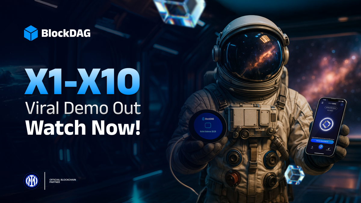 BlockDag的X1＆X10 Demo Ignites $ 3.7亿美元的投资者嗡嗡声和Doge和SUI价格预测与顶级加密项目保持一致