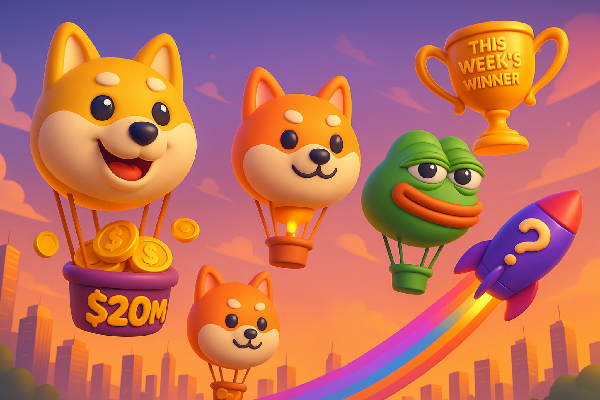 Dogecoin(Doge)在2亿美元的鲸鱼购买-Shib&Pepe Pump上飞涨,但这个模因令牌可能是本周真正的赢家