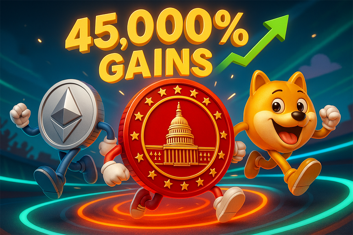 Ethereum und Hundehändler drehen sich in den neuen Altcoin, der voraussichtlich 45.000%verdienen wird.