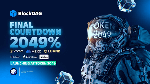 2049% Bonus: Blockdags größtes gewages Spiel vor Token2049! Gouverneur Tropfen und Penger Ziel 0,10 USD