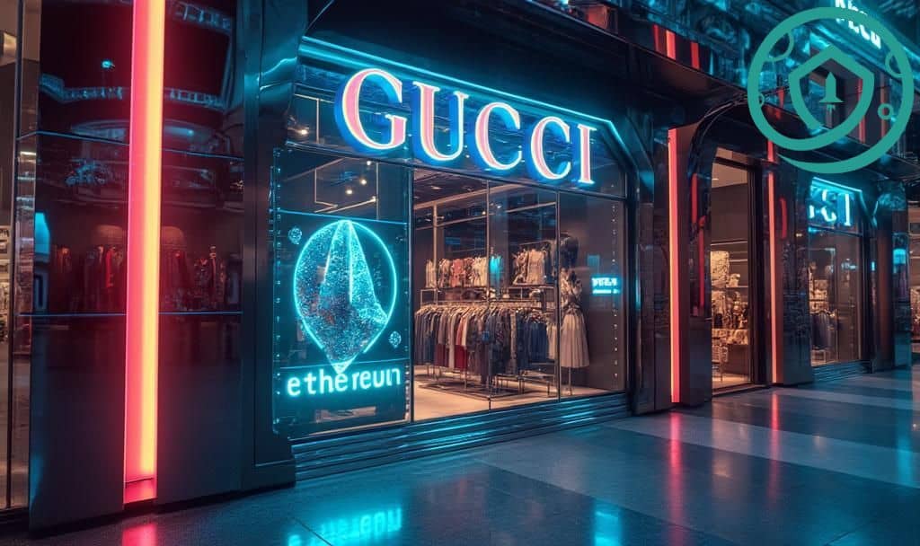 Gucci startet Ethereum- und Dogecoin -Zahlungen in US -Läden