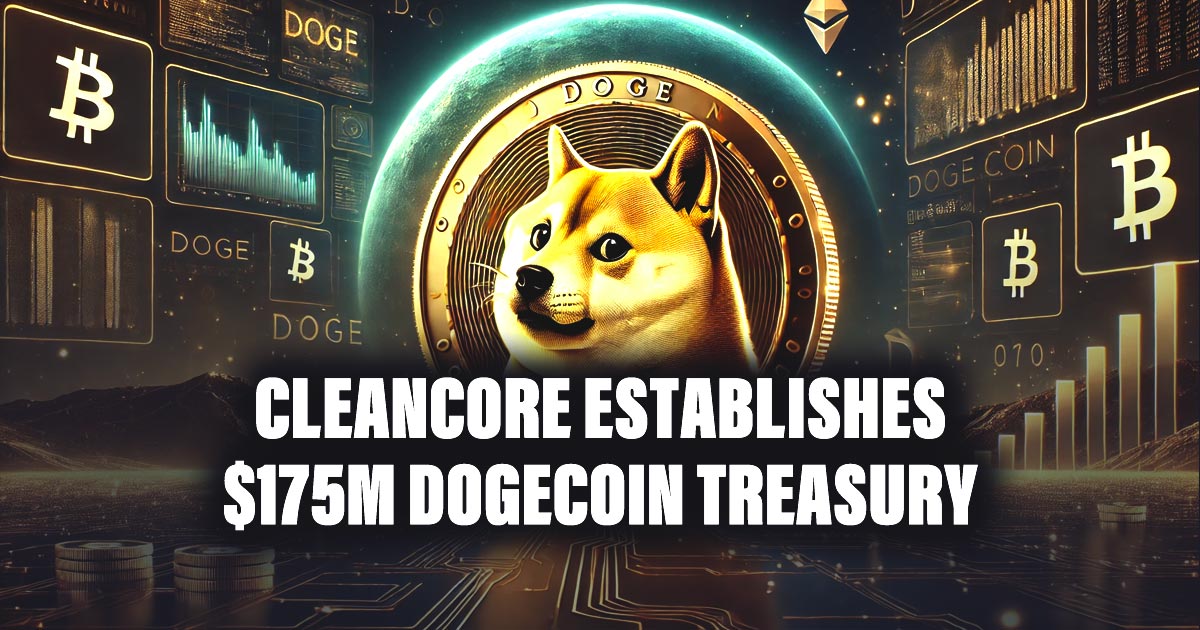 Cleancore établit 175 millions de dollars au trésor de Dogecoin
