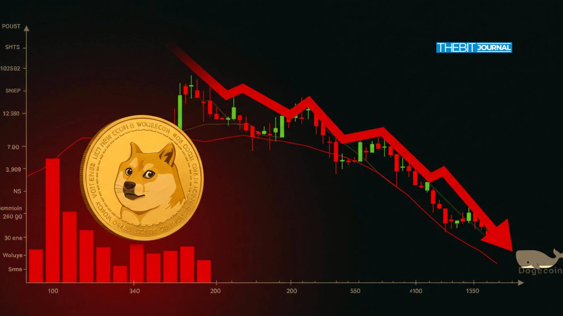Dogecoin Whales Dump $181M as the Price Drops 13%: Can DOGE Recover?
