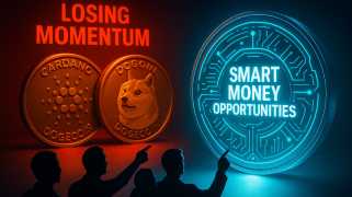 Cardano and Dogecoin Lose Momentum as Smart Money Targets New Opportunities