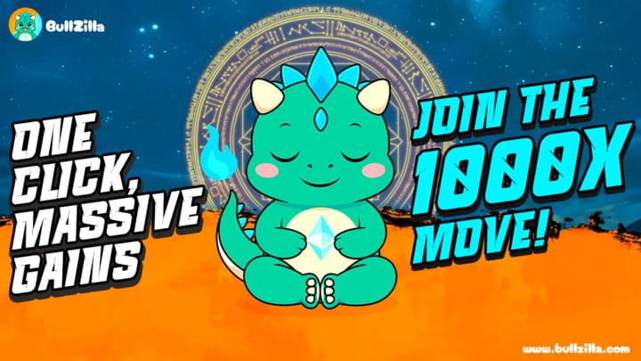 Looking for Next 1000x Meme Coin? BullZilla Raised Over $1M in Presale as Ethereum and Dogecoin Feel Pressure